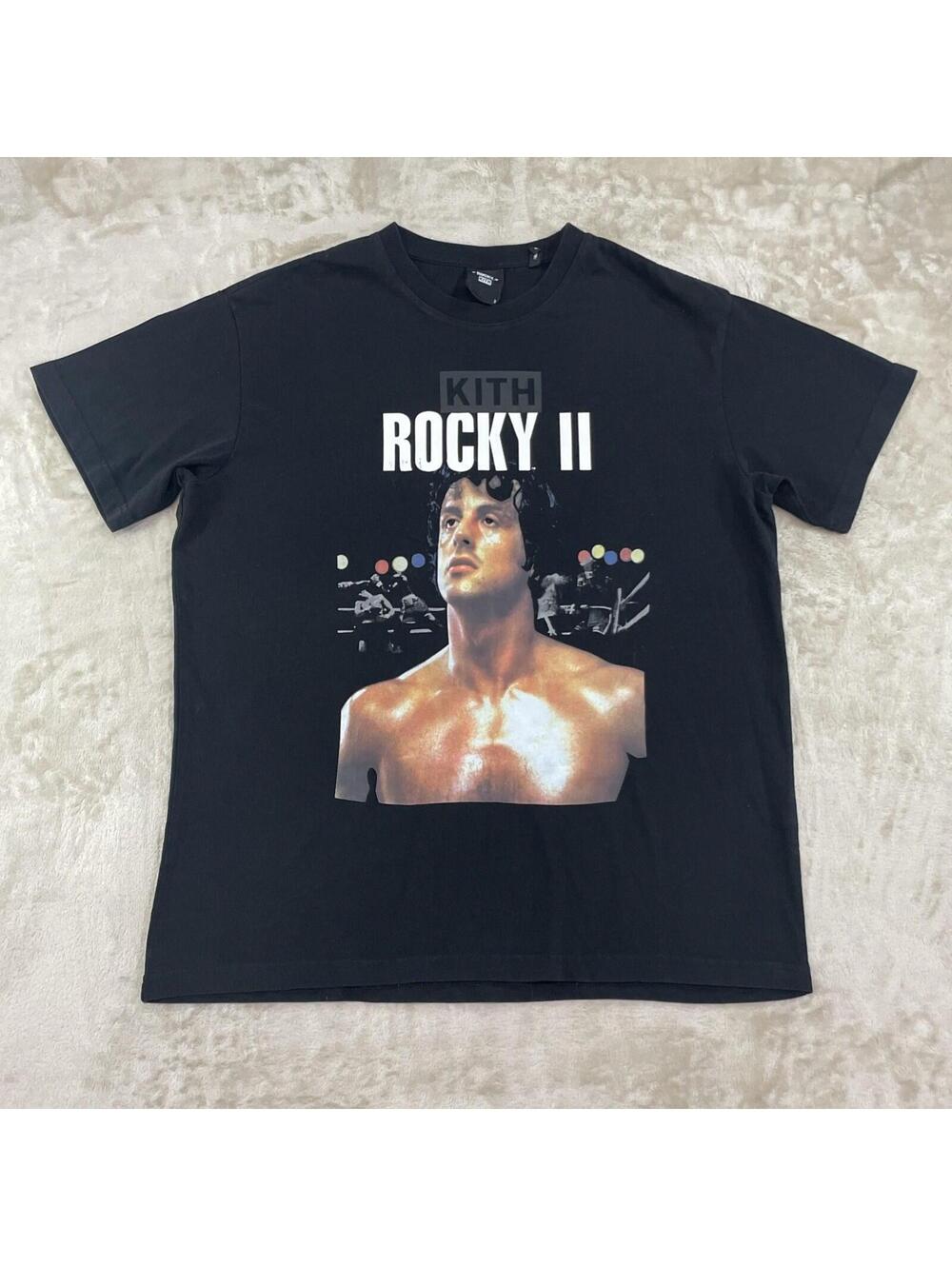 KITH x Rocky II Vintage Tee ‘Black’ Men’s Size Small - Excellent Condition